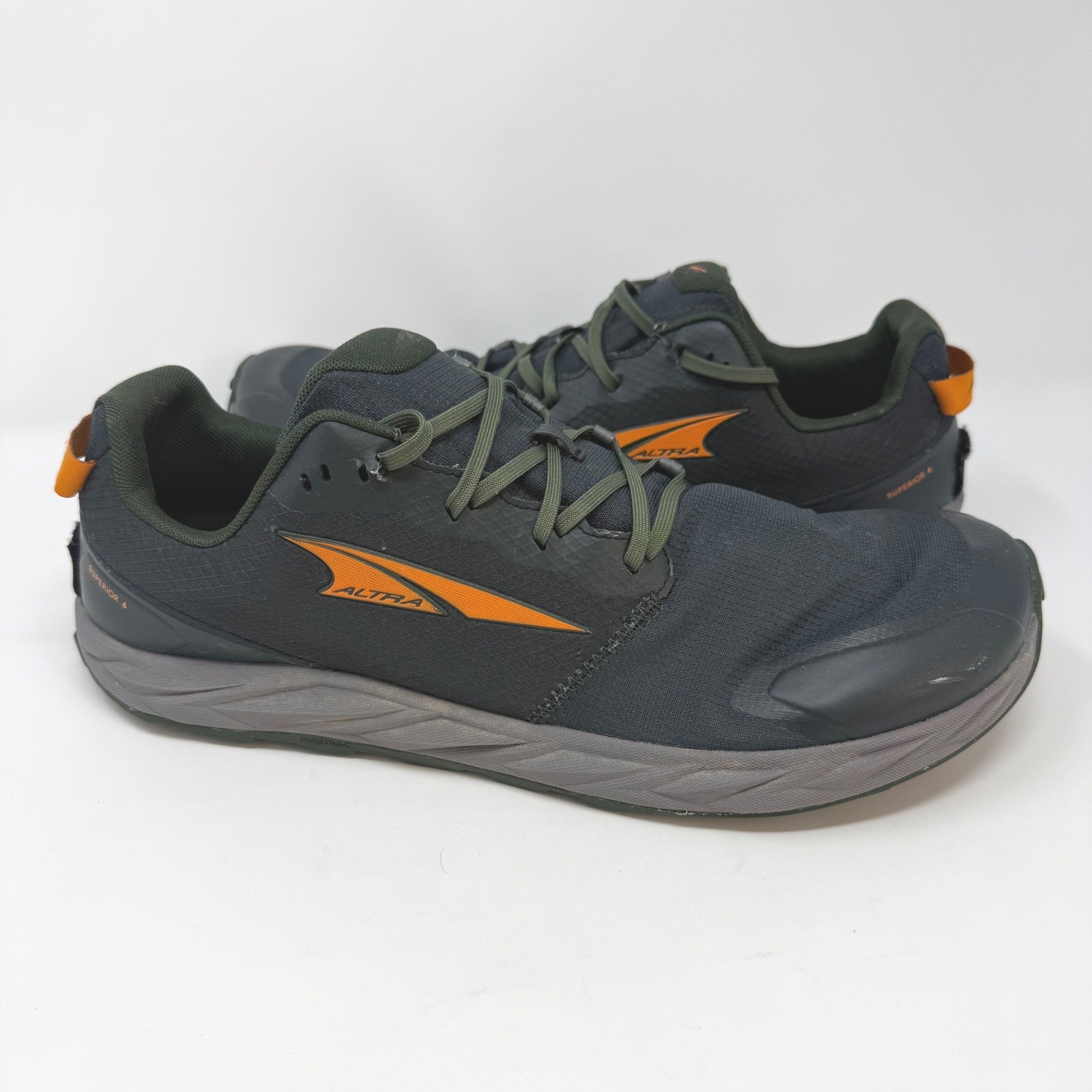 Altra Superior 6 Mens 14 Trail Running Shoes Green Black Orange Al0a82cb000